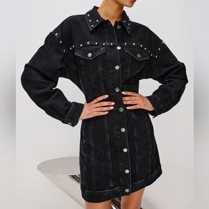 Rails Ladera Dress in Black Stone Studded NEW